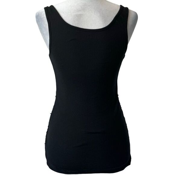 Old Navy Sequin Tank Top Black  Disco Party SZ S - Picture 3 of 13